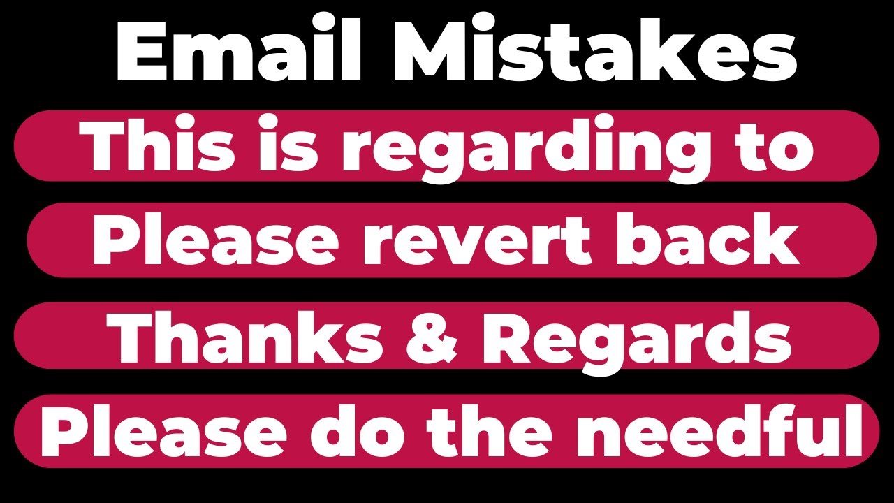 5 неправильных выражений в электронной почте, которые вы используете каждый день.