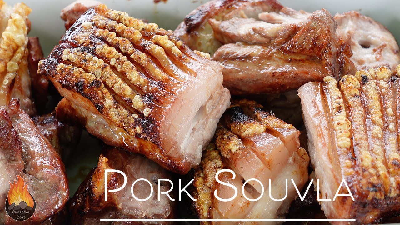 HOW TO MAKE PORK SOUVLA | Charcoal Boys