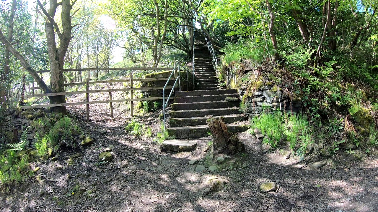 Slaithwaite   Hill Top Res round 4K (walk) 13 May 19 (5a)