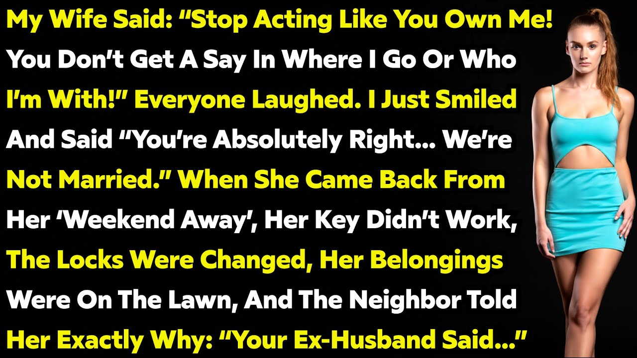 My Wife Mocked Me, Saying Her Ex Has Bigger—She Didn’t Expect What Came Next… Cheating Wife Story