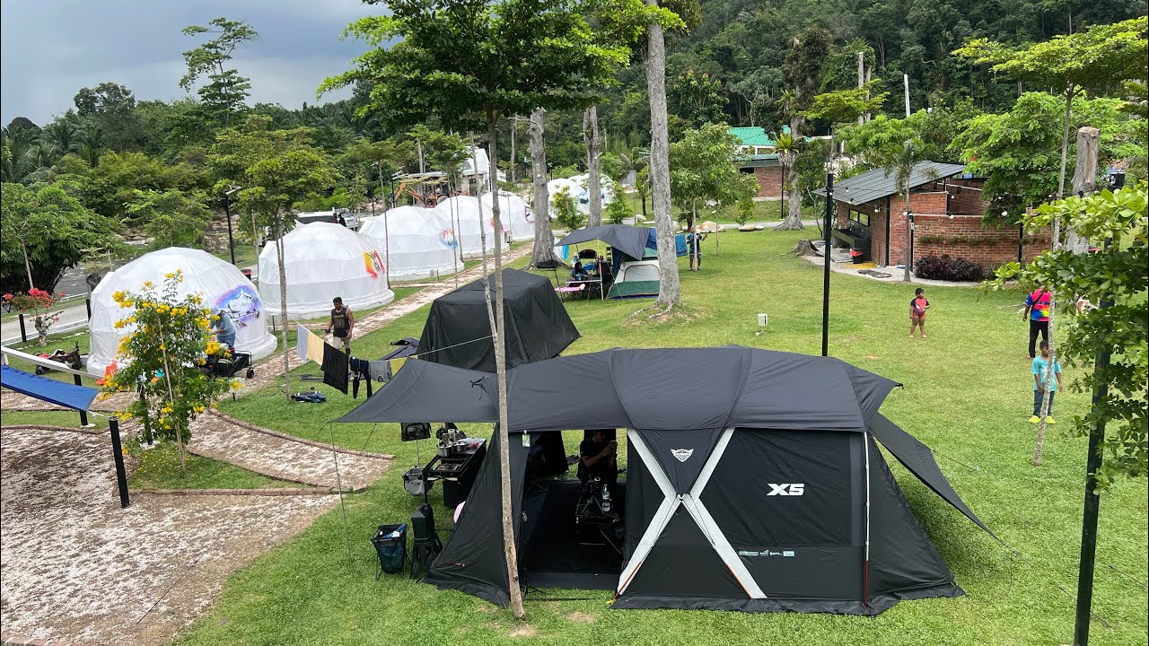 Camping ala Resort di Rock Garden & Himalaya Camping resort gopeng Perak KZM X5 #familycamping