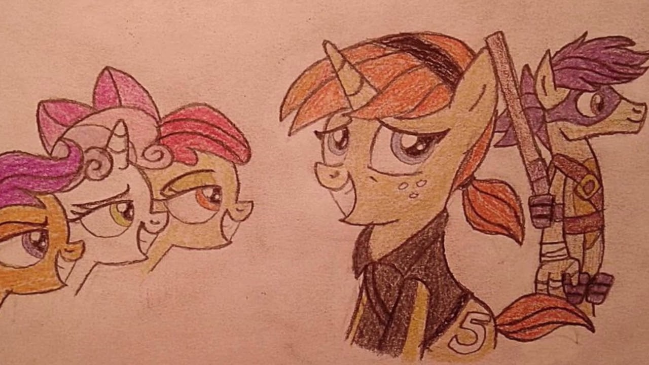 Equestria Ninja Girls Dan Dan Kokoro Hikareteku