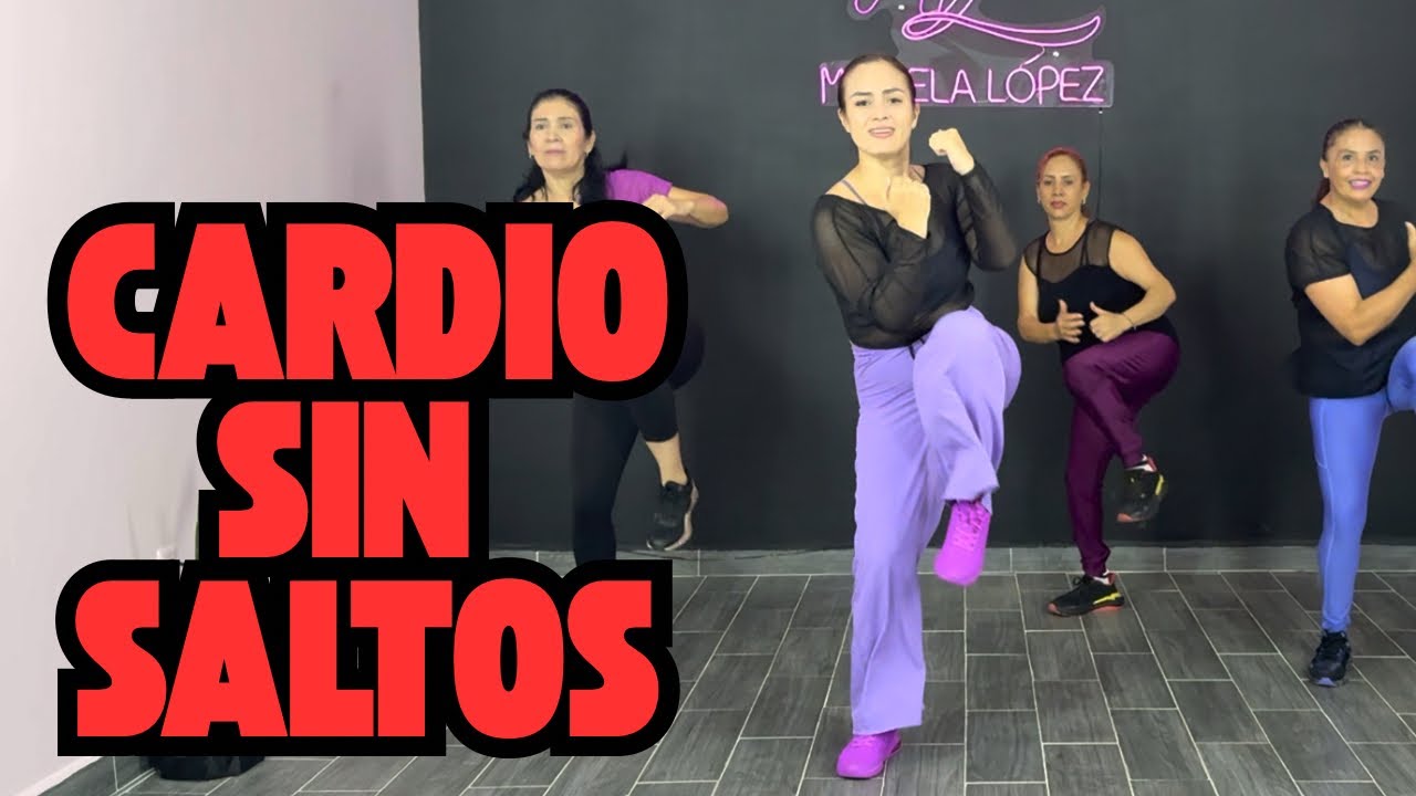 Reduce BRAZOS y ESPALDA | Cardio intenso SIN SALTOS para adelgazar rápido