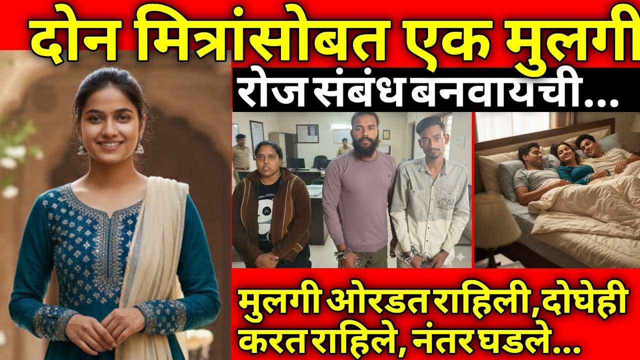 दोन जिगरी मित्रांनी एका मैत्रिणीसोबत केले भयंकर घडले/सत्य घटना/Marathi Crime Story/Crime Marathi
