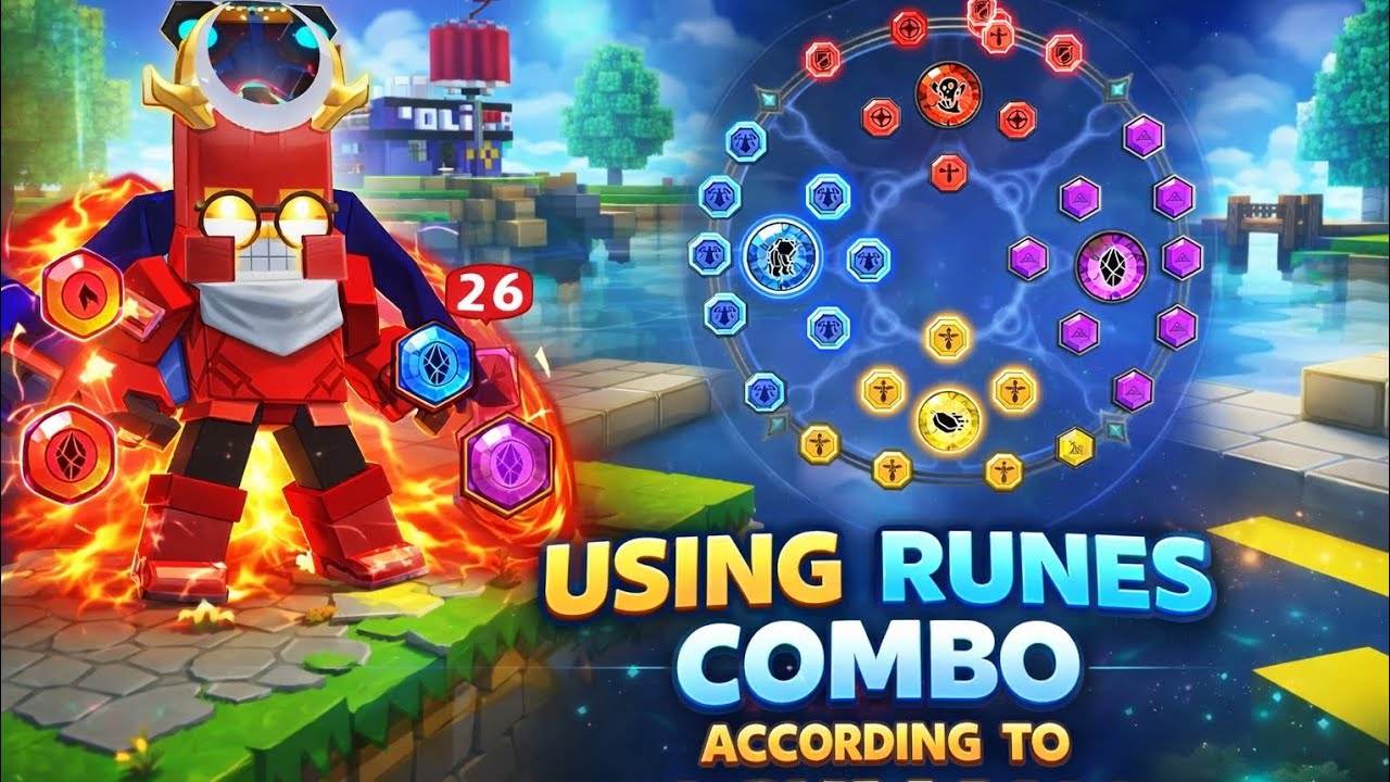 Blockmango Bedwars Using Rune Combo According To Blockmango 😱 #viral #trending #blockmango #bedwars 