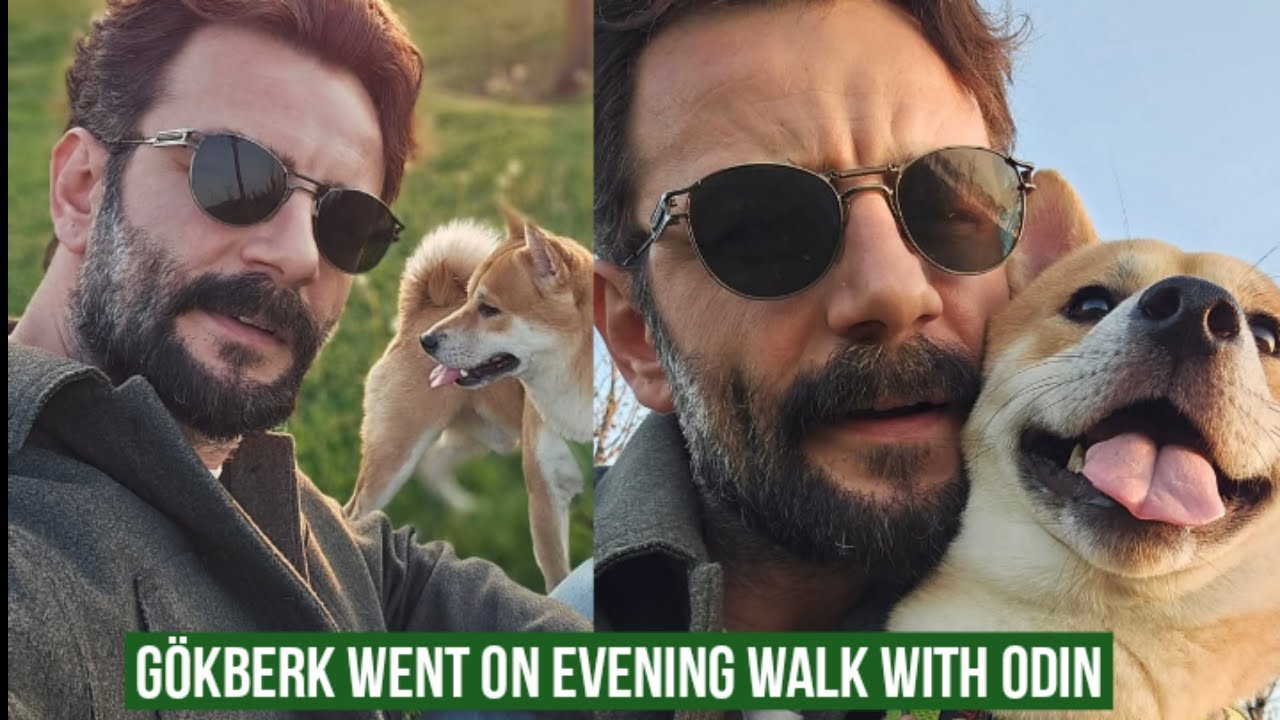 Gökberk demirci Went on Evening Walk with Dog Odin