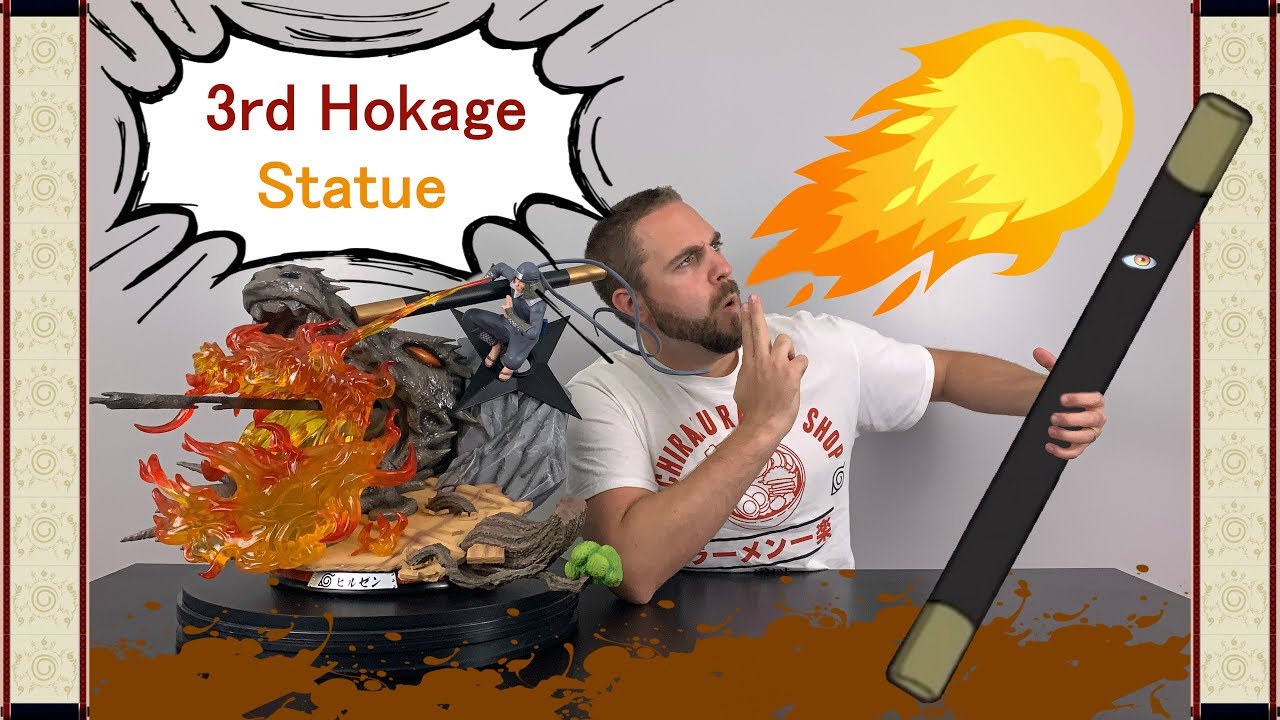 Unboxing - 3rd Hokage's 🔥 Earth Dragon Bullet Jutsu!! - Naruto Statue