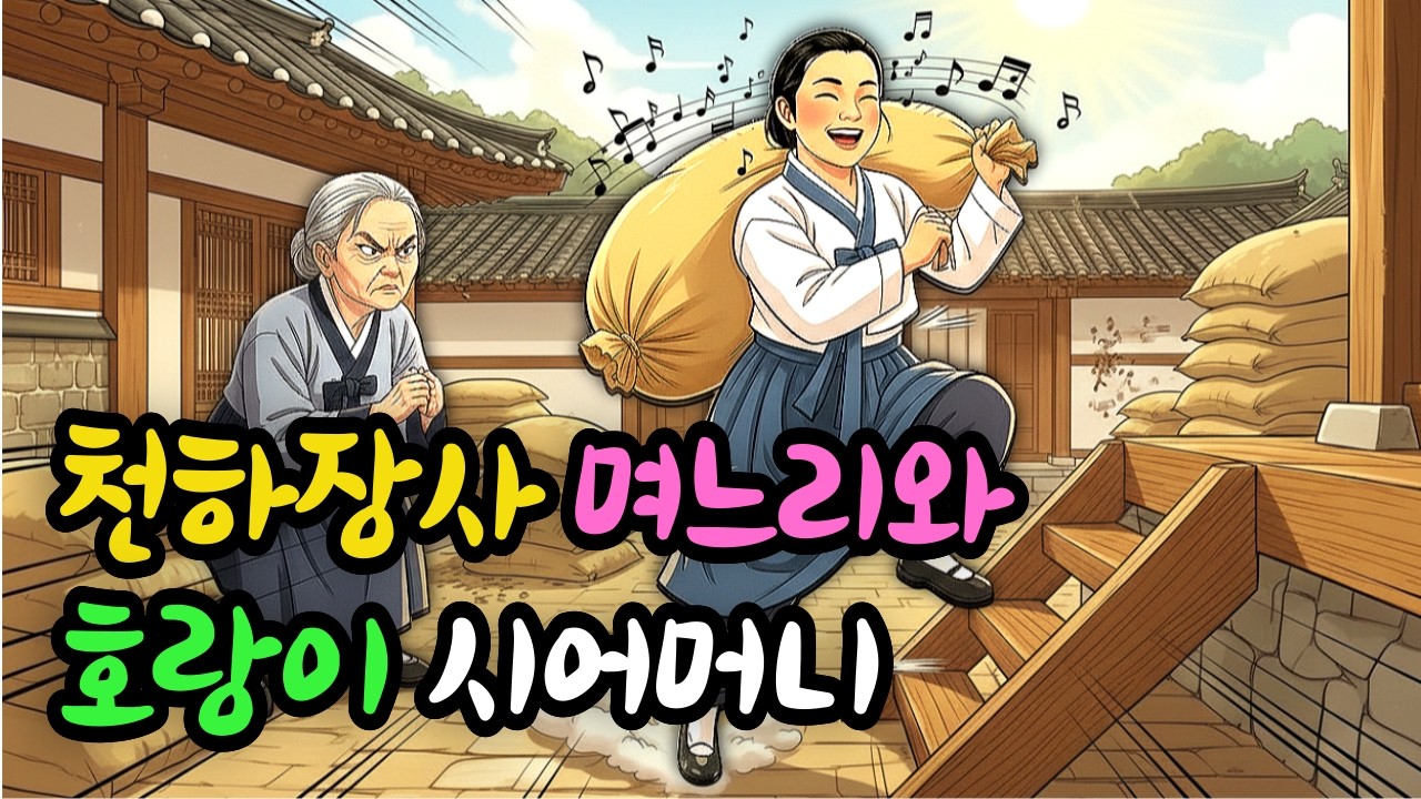 호랑이 시어머니가 천하장사 며느리를 만난 날 ㅣ 조선 최강 고부전쟁 야담 민담 엣날이야기 시니어롱폼 오디오북 시집살이 천하장사 씨름 배기지