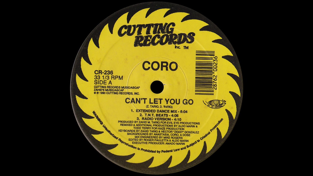 Coro - Can't Let You Go [1990]