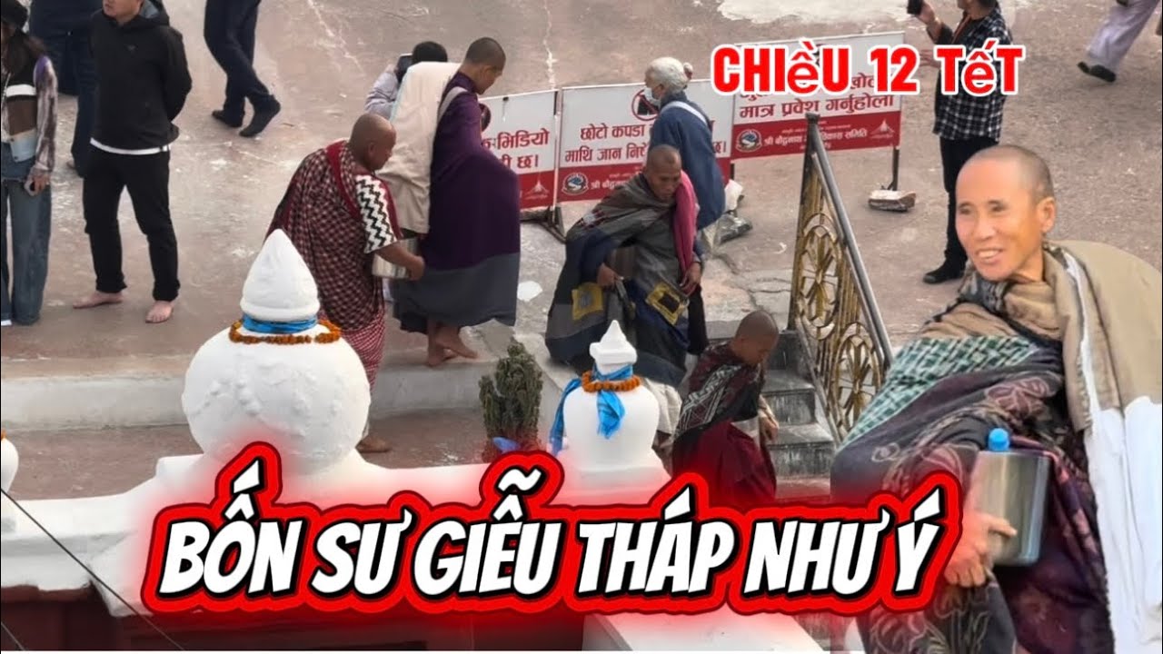 Ba Sư Phụ Mới Cùng Sư MINH GIẢI Giễu Tháp Như Ý ,Chiều 12 Tết .
