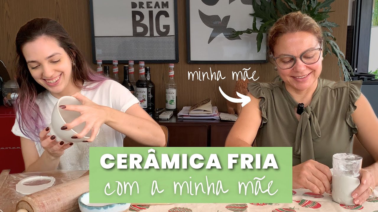 Cerâmica fria com a MINHA MÃE