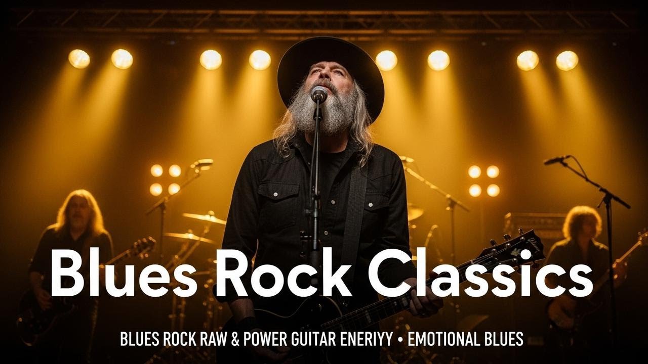 AC DC, Led Zeppelin, Jimi Hendrix, Deep Purple – Classic Rock Flames & Blues Rhythm