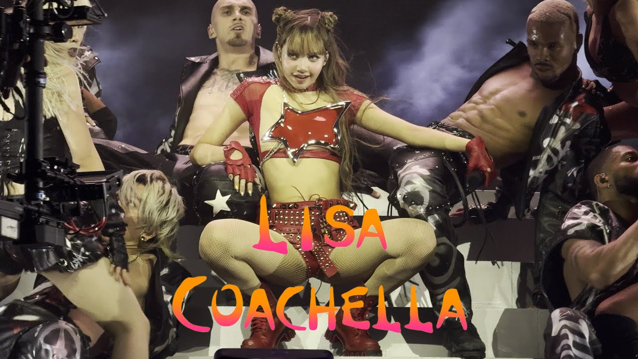 [☠️CENTER FRONT ROW 4K60 HDR] LISA BLACKPINK COACHELLA WK1 Lifestyle+Rockstar (ROXI ver.)