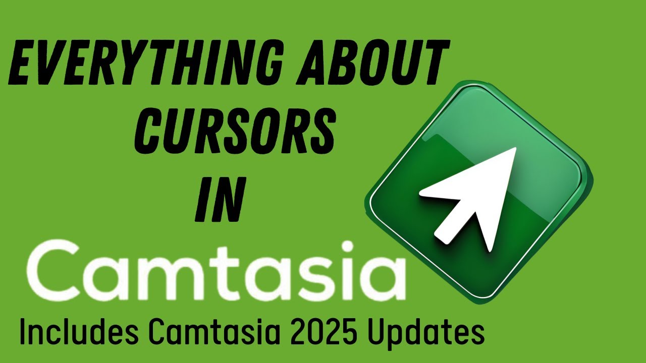 Complete tutorial in Camtasia 2025 | All about Cursors