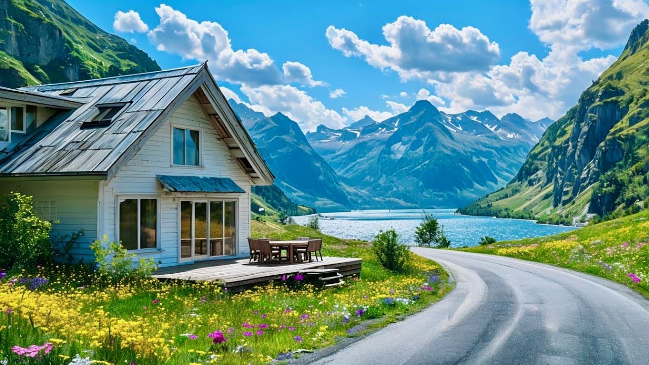 Swiss Villages , Switzerland’s Most Magical Road Trip Views ‚ 4K
