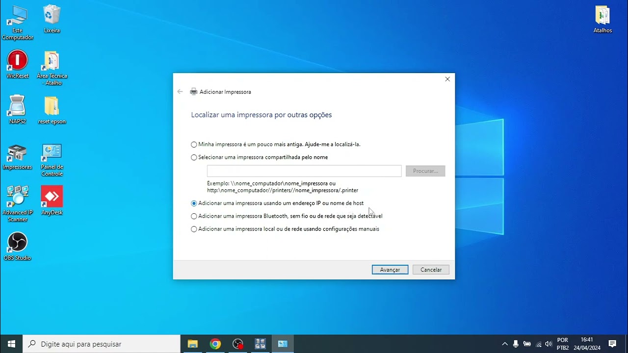 Instalação e configuração da HP P2055dn