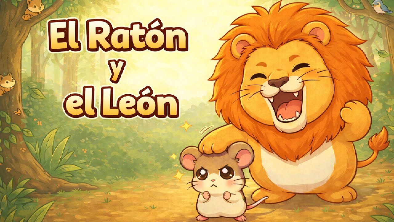 El Ratón y el León: Una Lección de Humildad que Te Conmoverá 🦁🐭