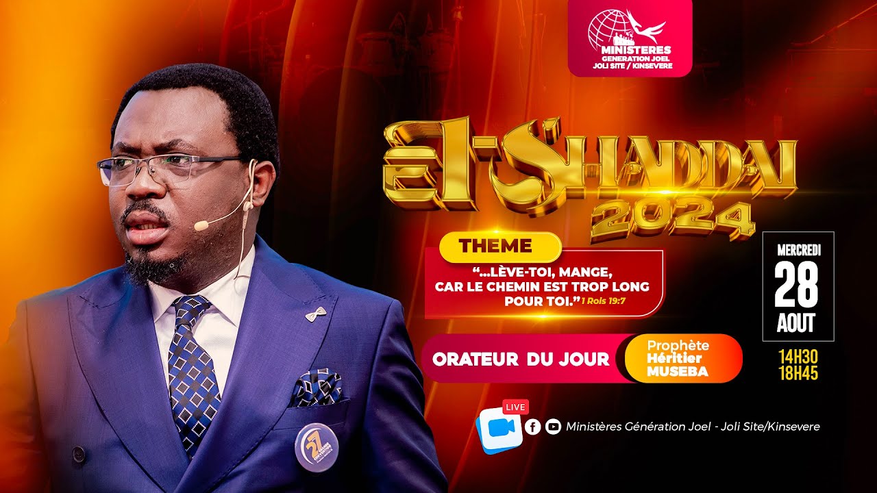 EL-SHADDAI 2024  -  JOUR 5  -  Prophète Heritier MUSEBA