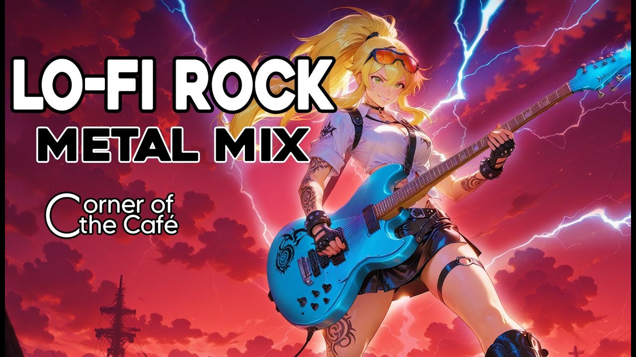 Thunderous Distorted Guitars | ⚡🎸 Lo-Fi Rock Metal Mix #52 🤘🔥