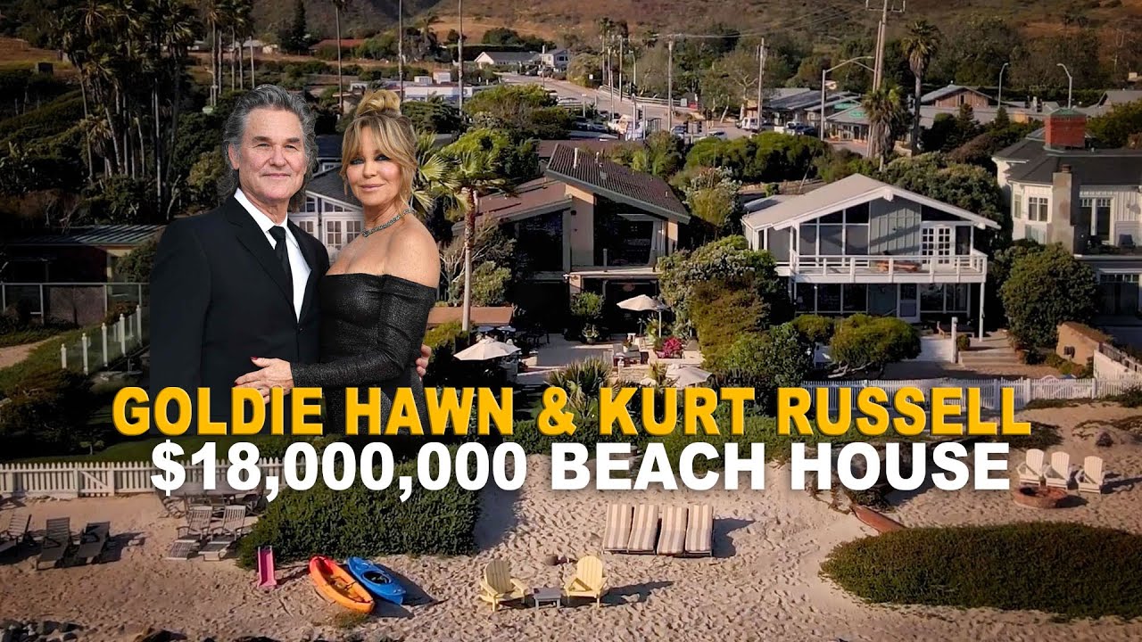 Goldie Hawn & Kurt Russell $18M Malibu Beach House for Sale