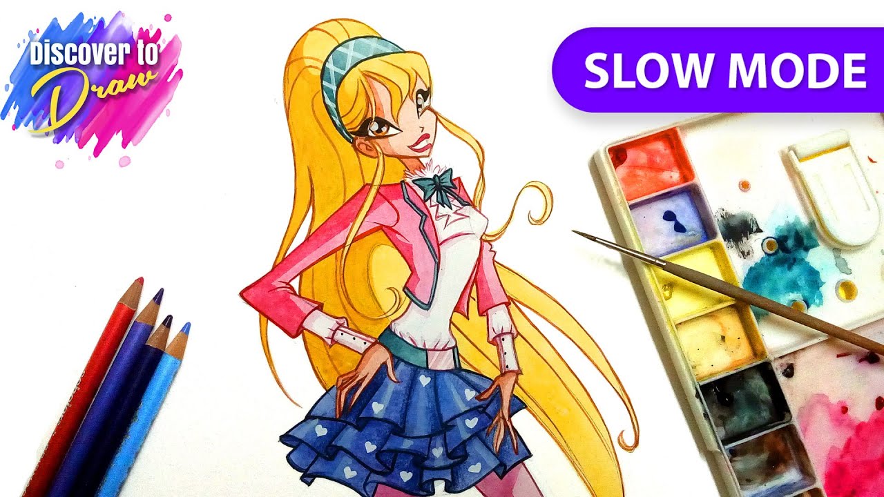 #winxclub #stella drawing season 6 outfits - #Slowmode