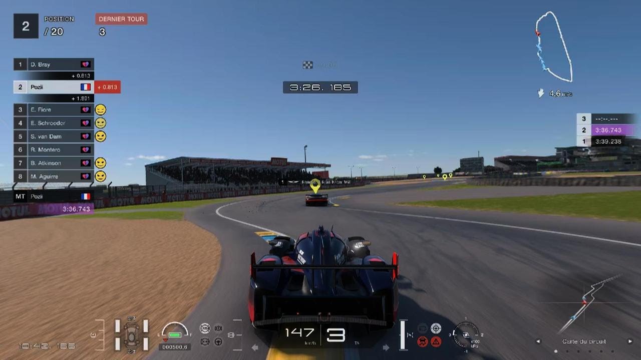 COURSE AVEC MA TOYOTA GR010 😱😍 ( elle et INCROYABLE )