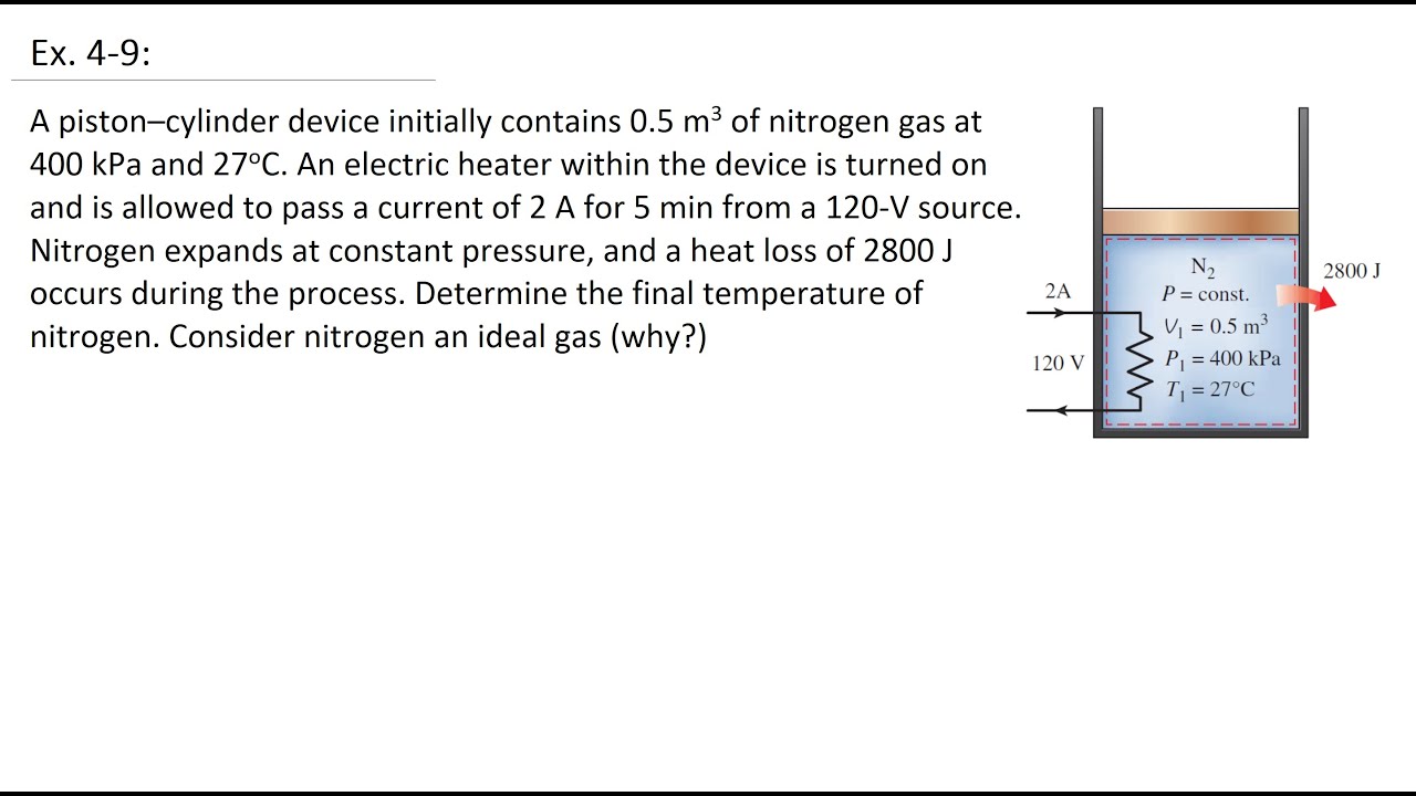 MAE 201 at NC State University: Example 4-9 #thermodynamics #equilibrium #ideal_gas