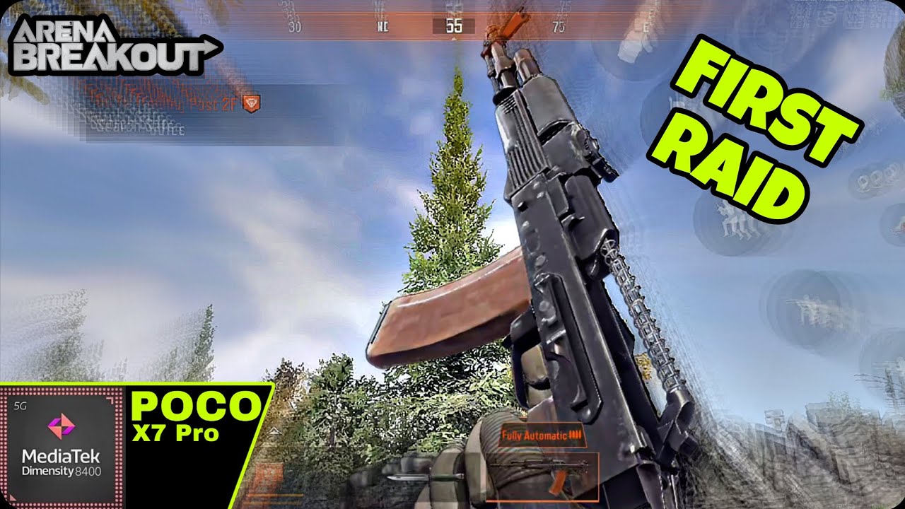 ARENA BREAKOUT FIRST RAID IN FARM#arenabreakout #deltaforce #pocox7pro #dmz 