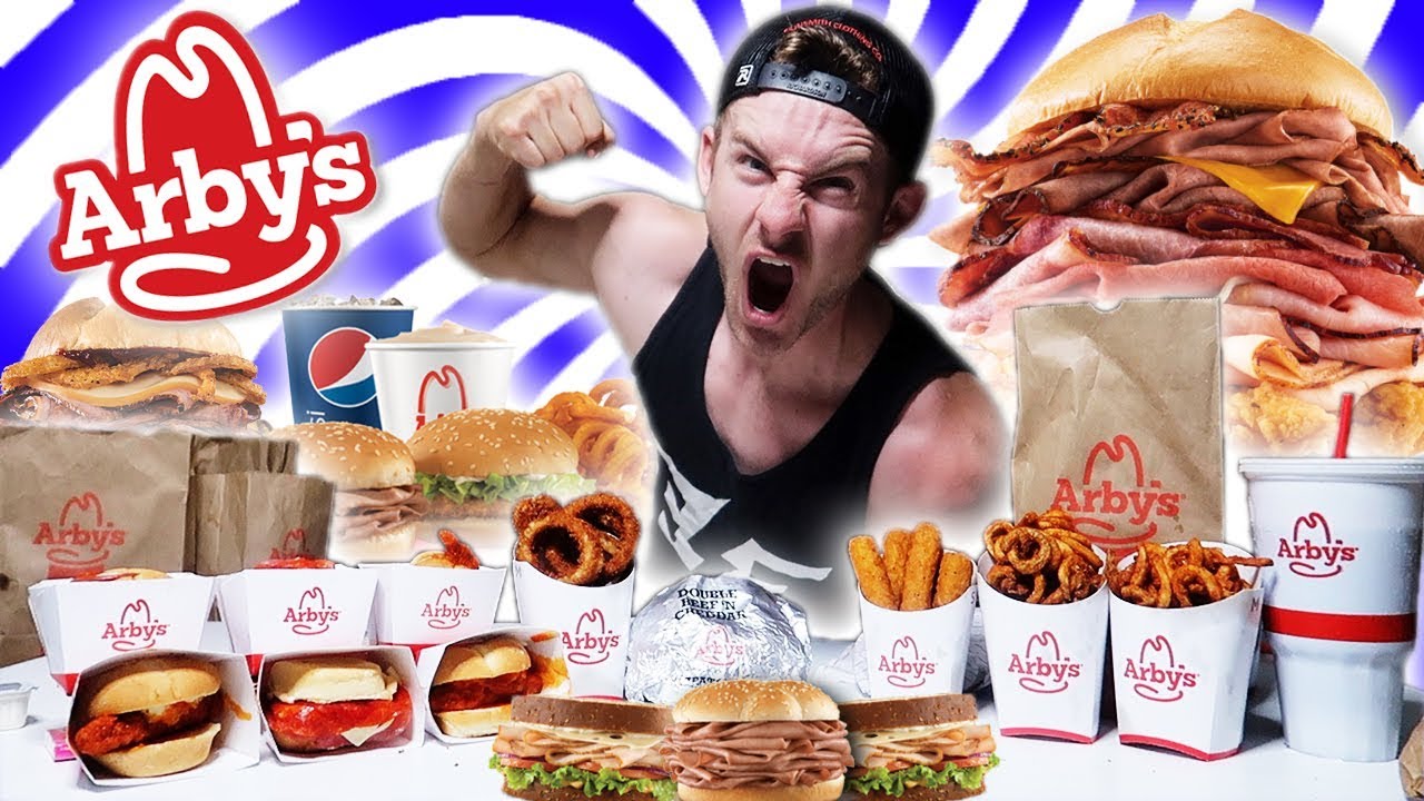 THE SUPERCHARGED ARBY'S MENU CHALLENGE! (10,000+ CALORIES)
