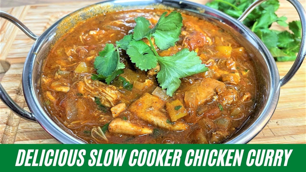 Slow Cooker | Crock Pot Chicken Curry Recipe - Easy & Budget-Friendly