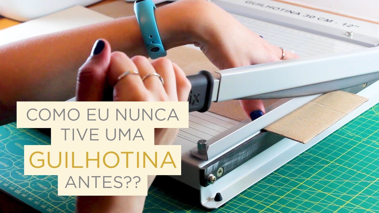 GUILHOTINA: Como eu nunca tive uma antes?? | ATELIÊ E FERRAMENTAS
