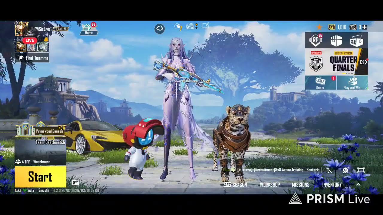 🔴 BGMI LIVE | Serious Rank Push #Jarvis_is_Live #BGMI #BGMILive #JarvisIsLive #SeriousRankPush