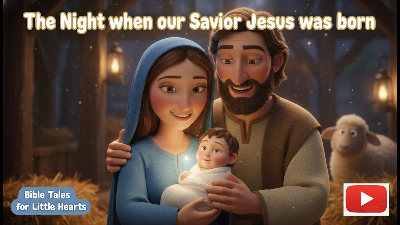 The Night when our Savior Jesus was born - Bible Story