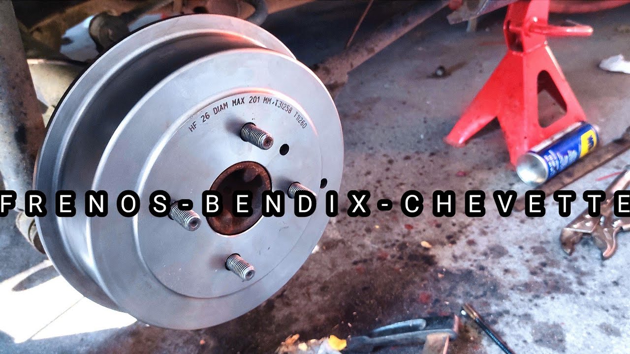 Reparacion frenos traseros Chevrolet chevette