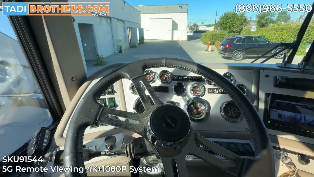 TadiBrothers Installs 4K Hybrid Wireless Camera System in 1988 Prevost RV (No Rear Wiring)
