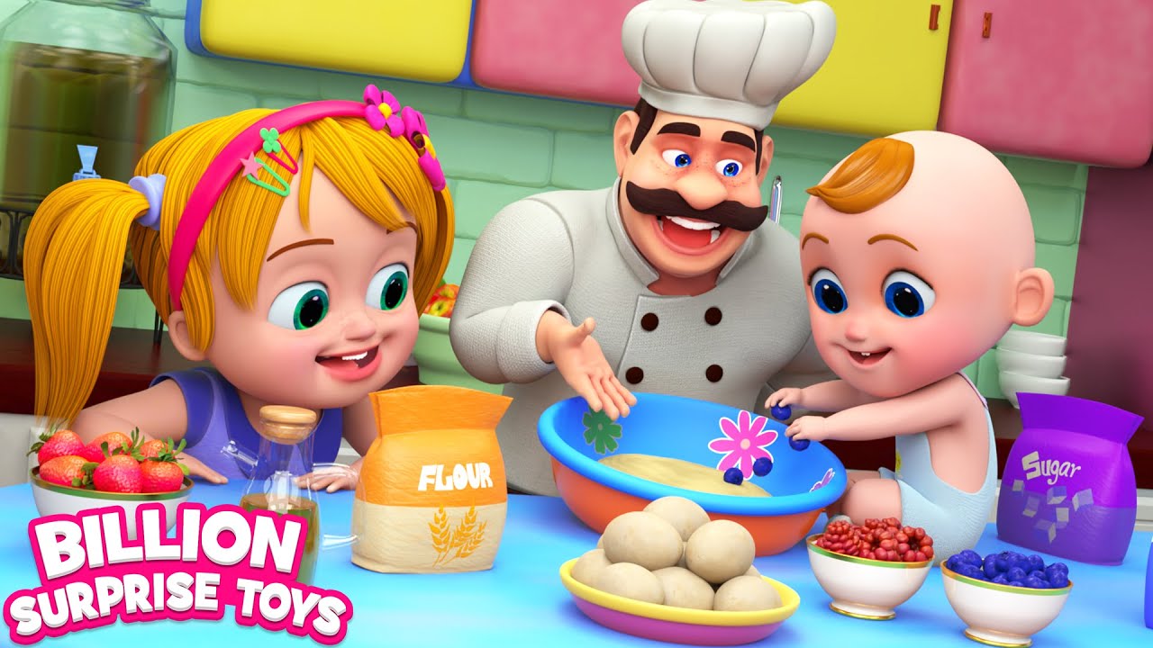 Little Chef Fun Cooking Experiments - Kids Learning Cartoons