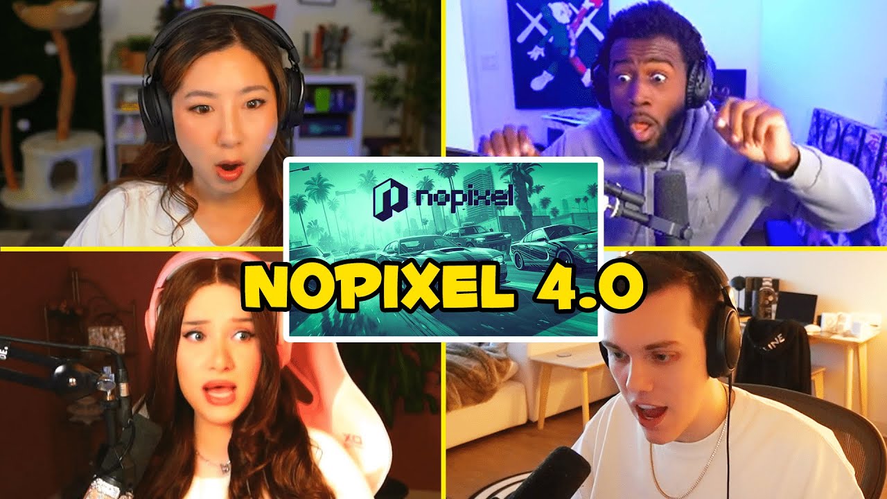Streamer's Reaction to Nopixel 4.0 Trailer