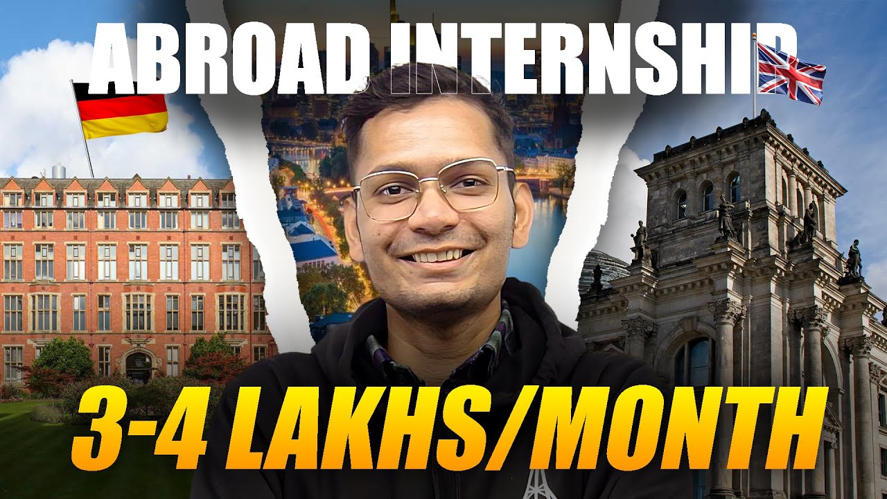 How to Apply for Abroad Internship 🔥 My Personal Experience at Max Planck, Germany 🇩🇪 Full DETAILS