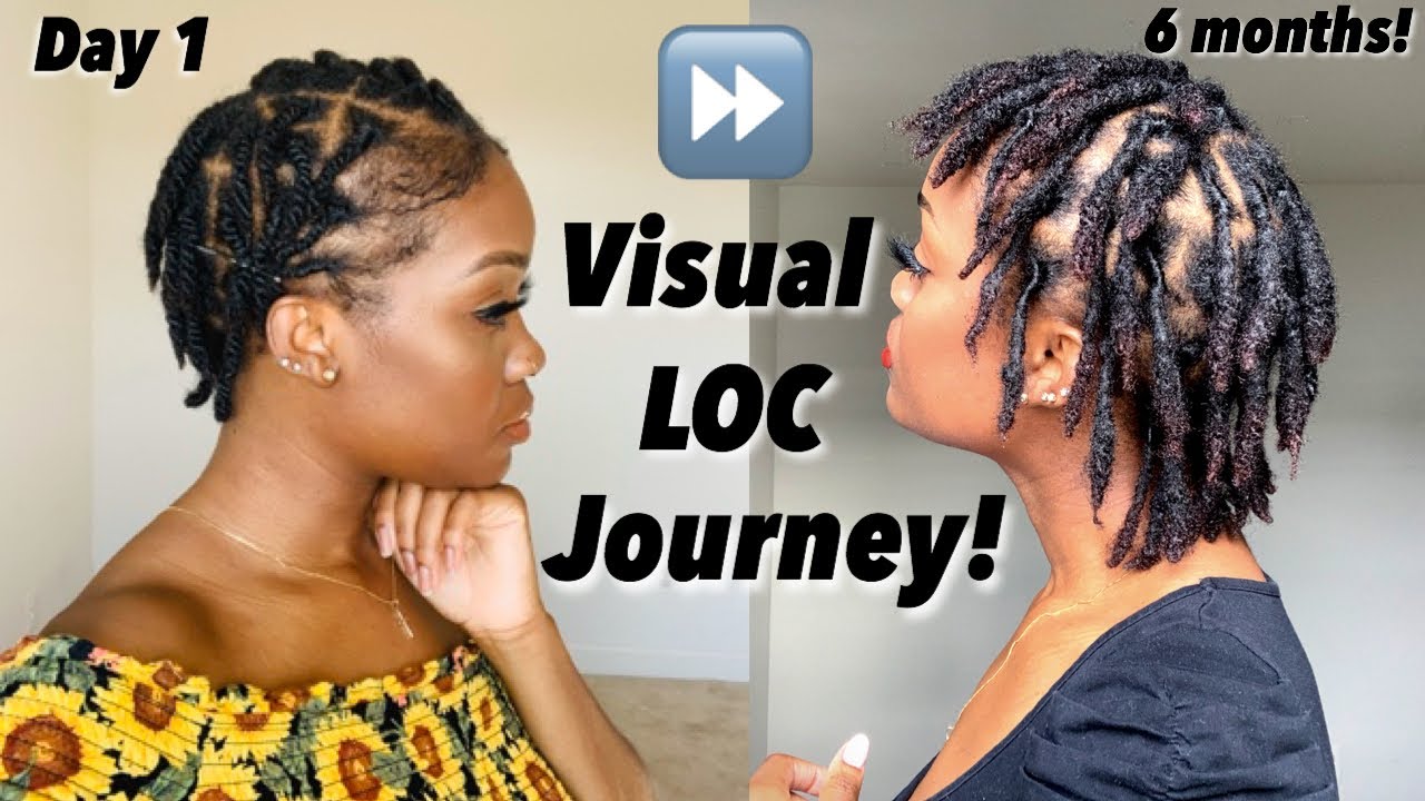 6 Month Visual Loc Journey! Lots of Pics And Videos!😍 | Two Strand Twist Loc Journey