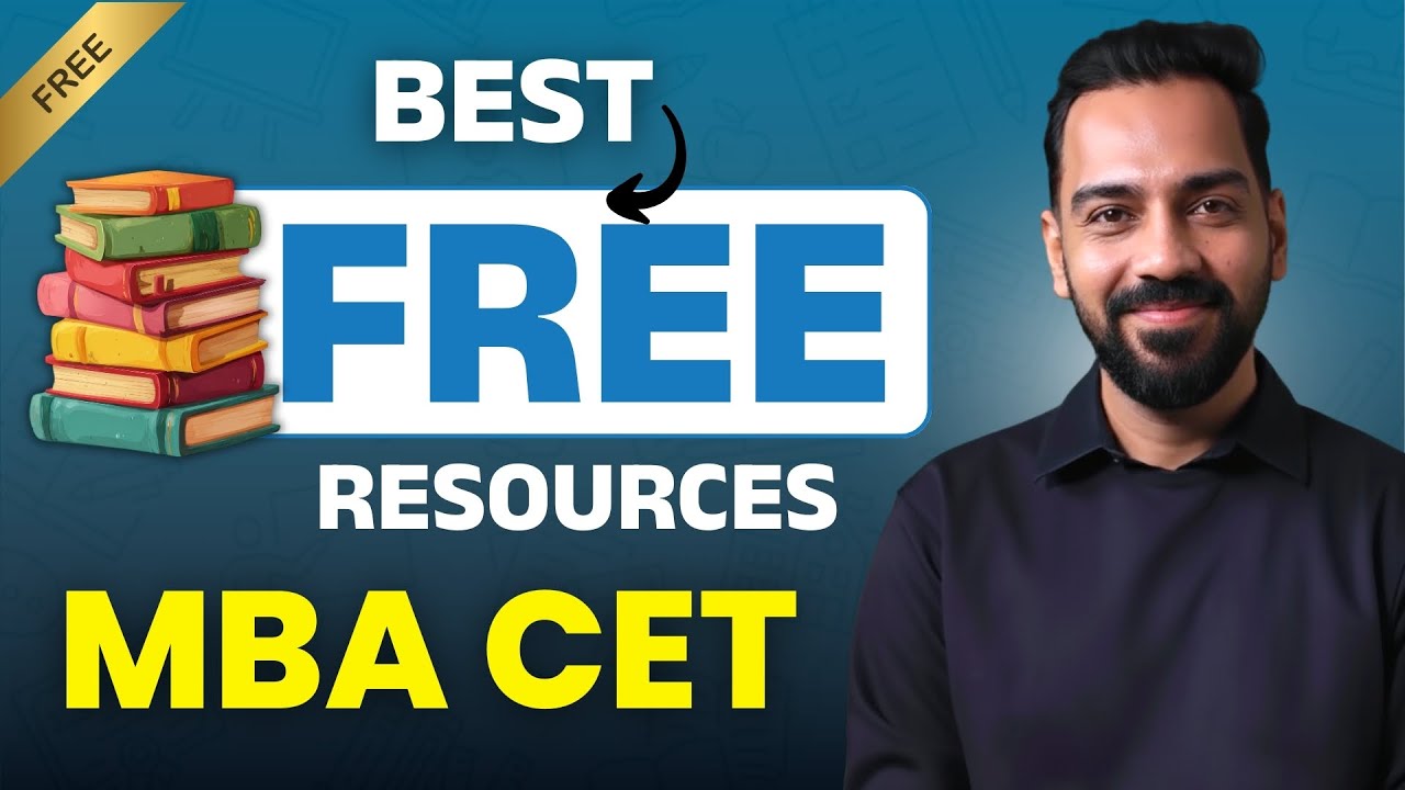 BEST FREE Resources for MBA CET 2026 | Books, Tests, PDFs & Strategy 🔥