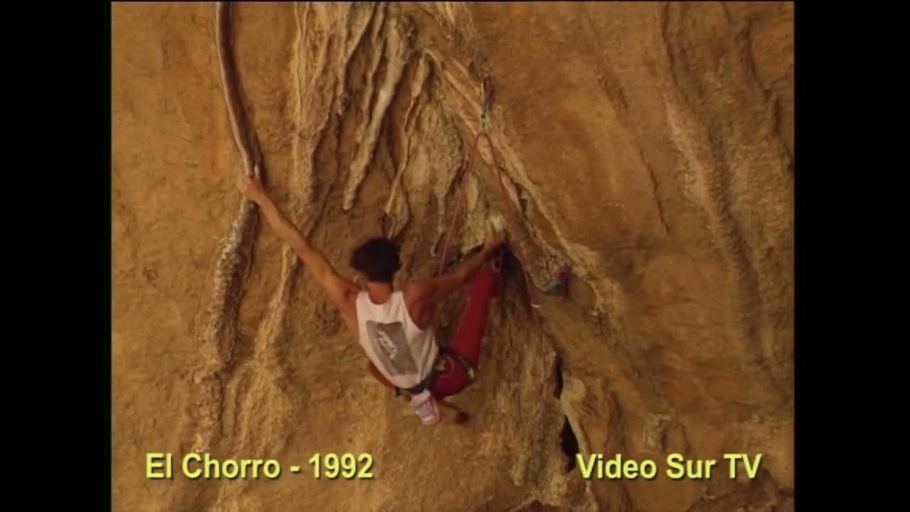 Bernabe Fernandez escalando Harakiri 8c