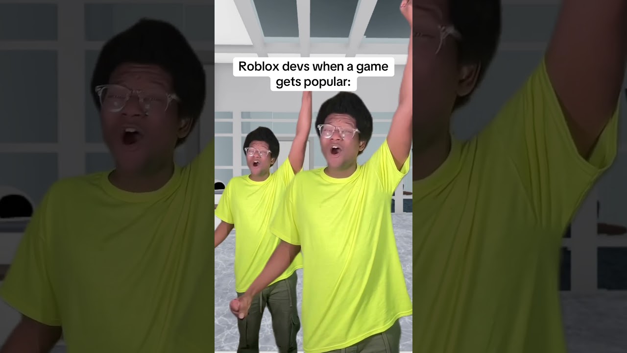 Roblox devs when a game gets popular: