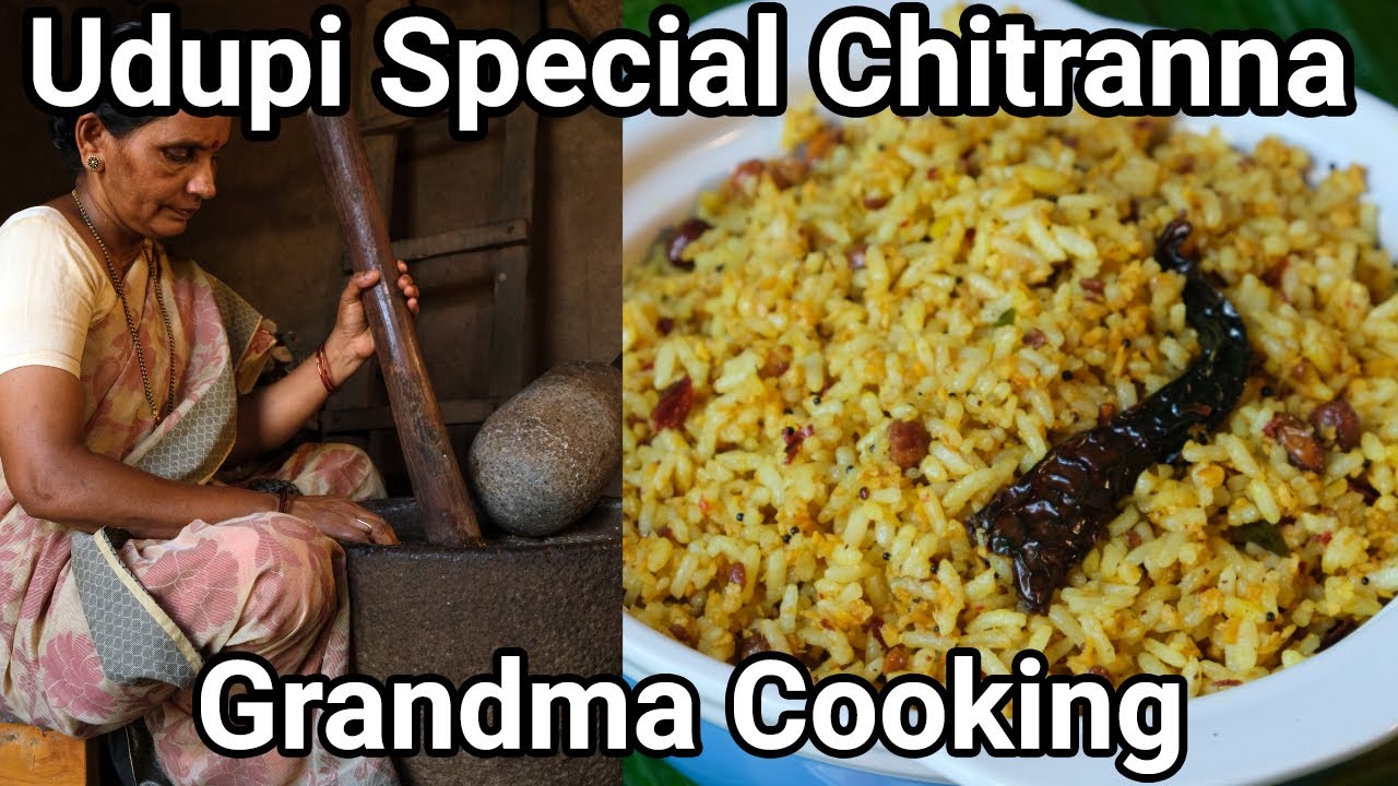 Grandma Cooking Udupi Style Masala Chitranna - Village Style | Veg Masala Rice - Breakfast & Lunch