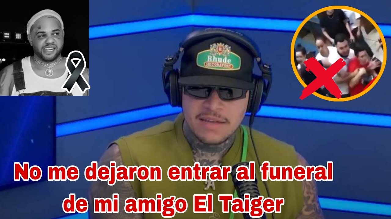 Prohiben a El Chulo entrar al funeral de El Taiger para darle el último adiós