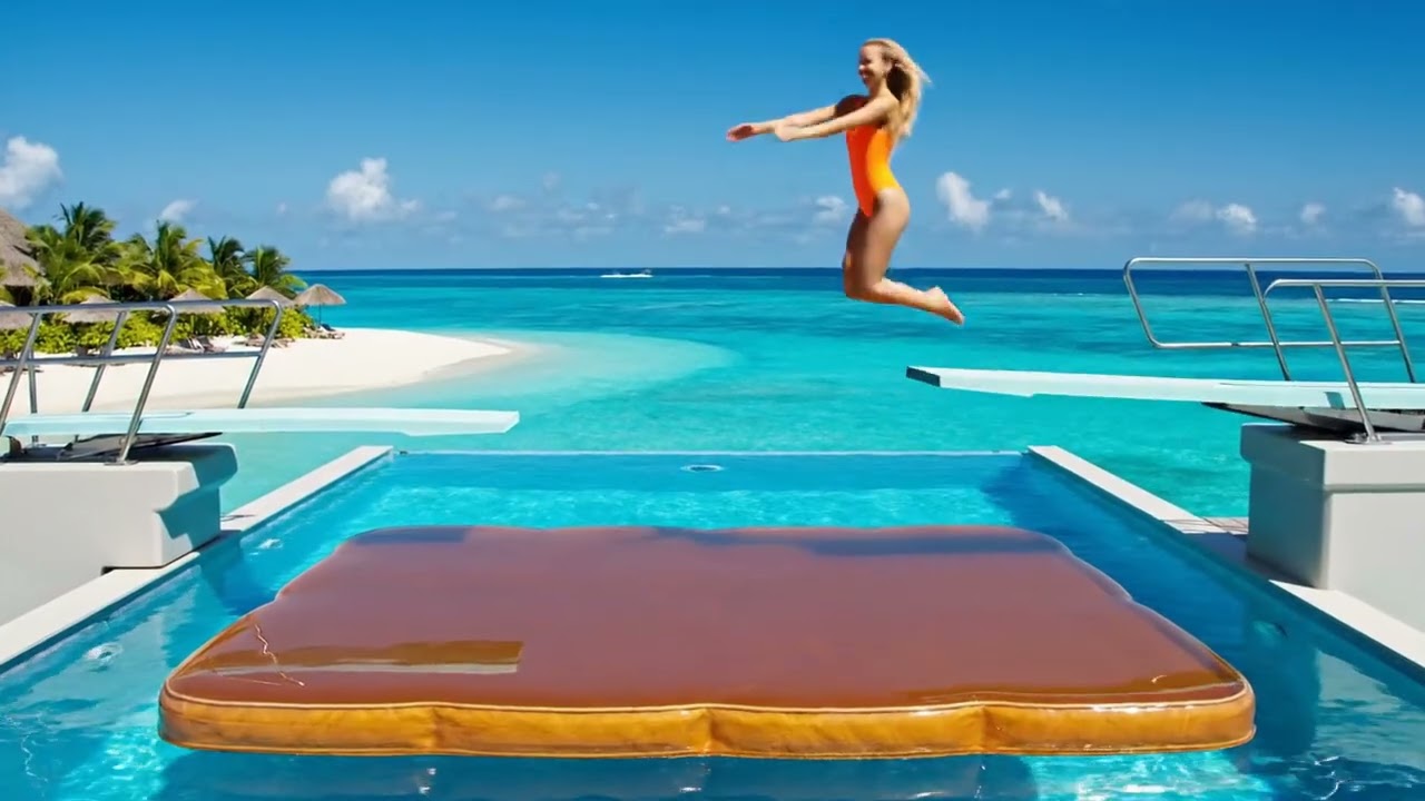 Which Dream Pool Would You Choose? | Ultimate Oddly Satisfying AI ASMR  🏊‍♀️✨