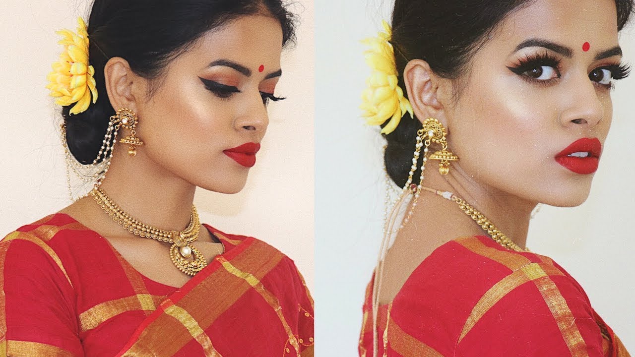 Pohela Boishak Makeup Tutorial