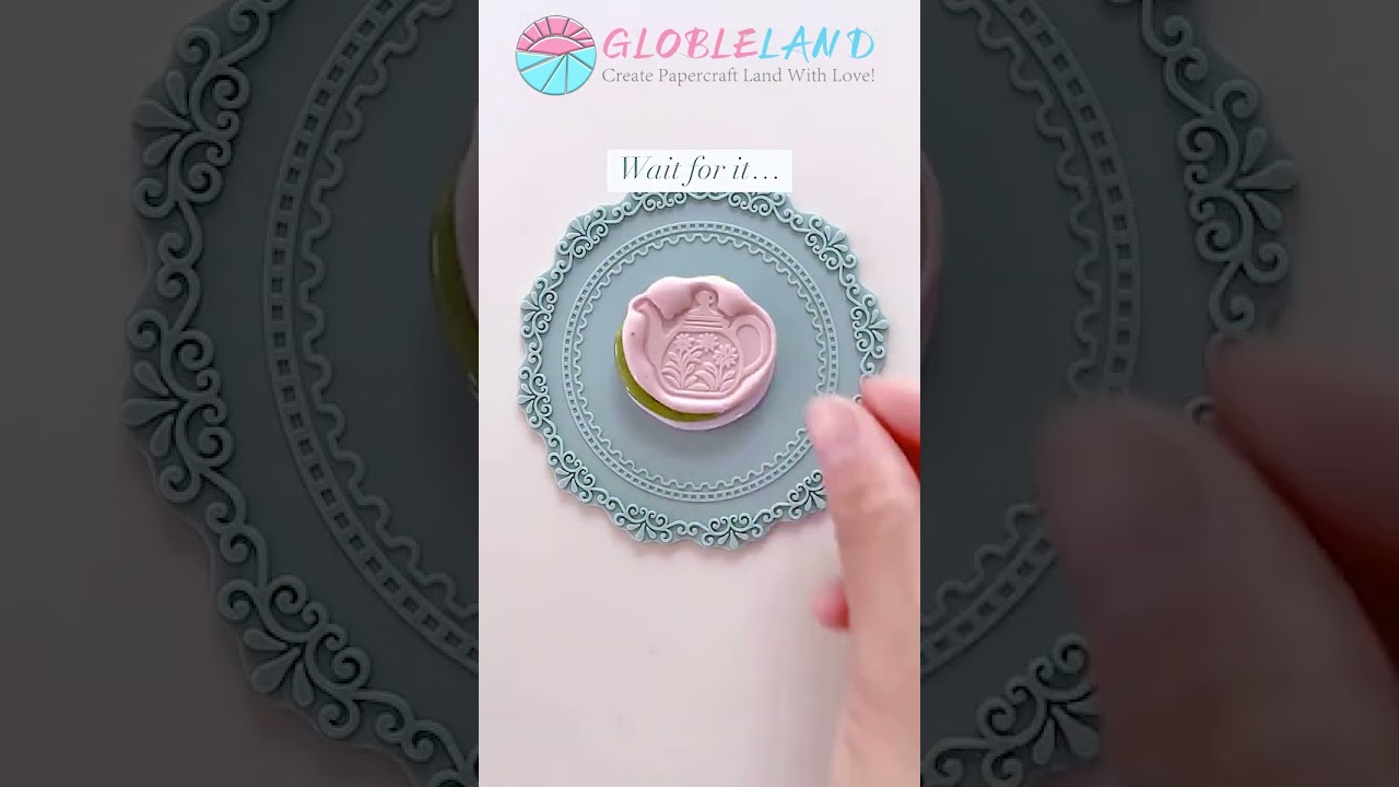 Beautiful teapot wax seal stamps, do you like them? #waxseal #sealingwax  #teapot #shorts