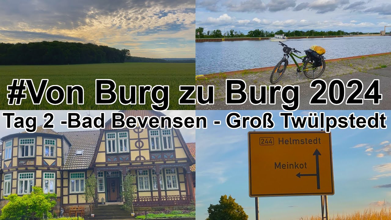 🚲Von #Bad Bevensen nach Groß Twülpstedt🚲 - Radtour Hamburg -Regensburg 2024🚲 - Tag 2! #vonburgzuburg
