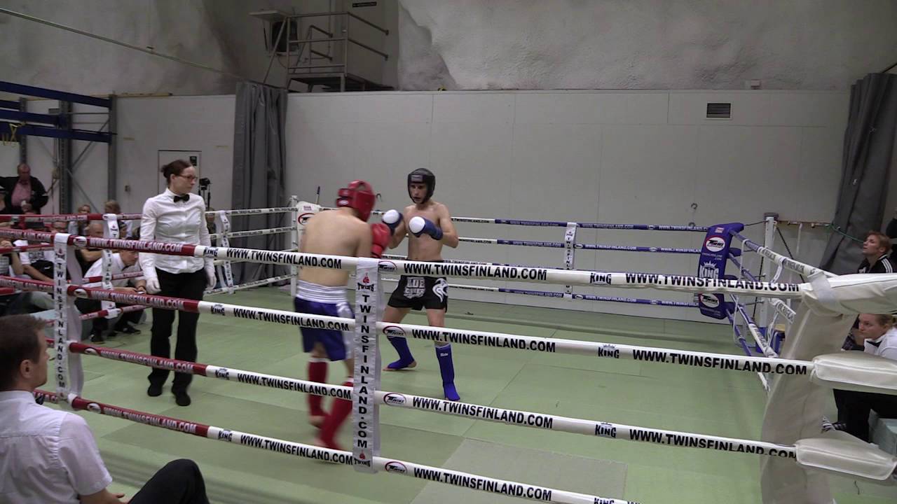 3. K1nv -71kg Atte Kähäri TKKS vs Viljo Kylliäinen STR (RSC 2.erä)