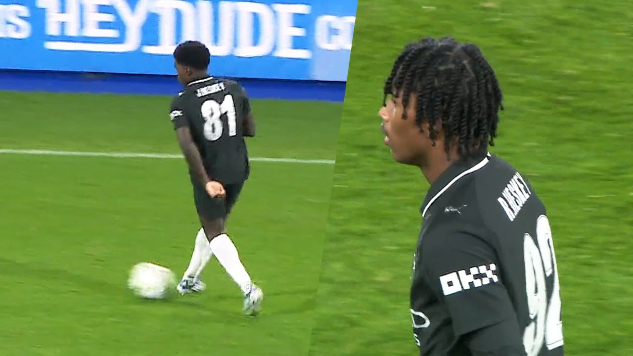 17 Year-old Reigan Heskey & 19 Year-old Jaden Heskey Man City Debut